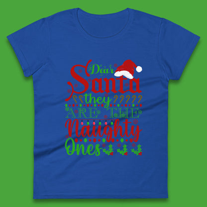 dear santa christmas womens t shirt