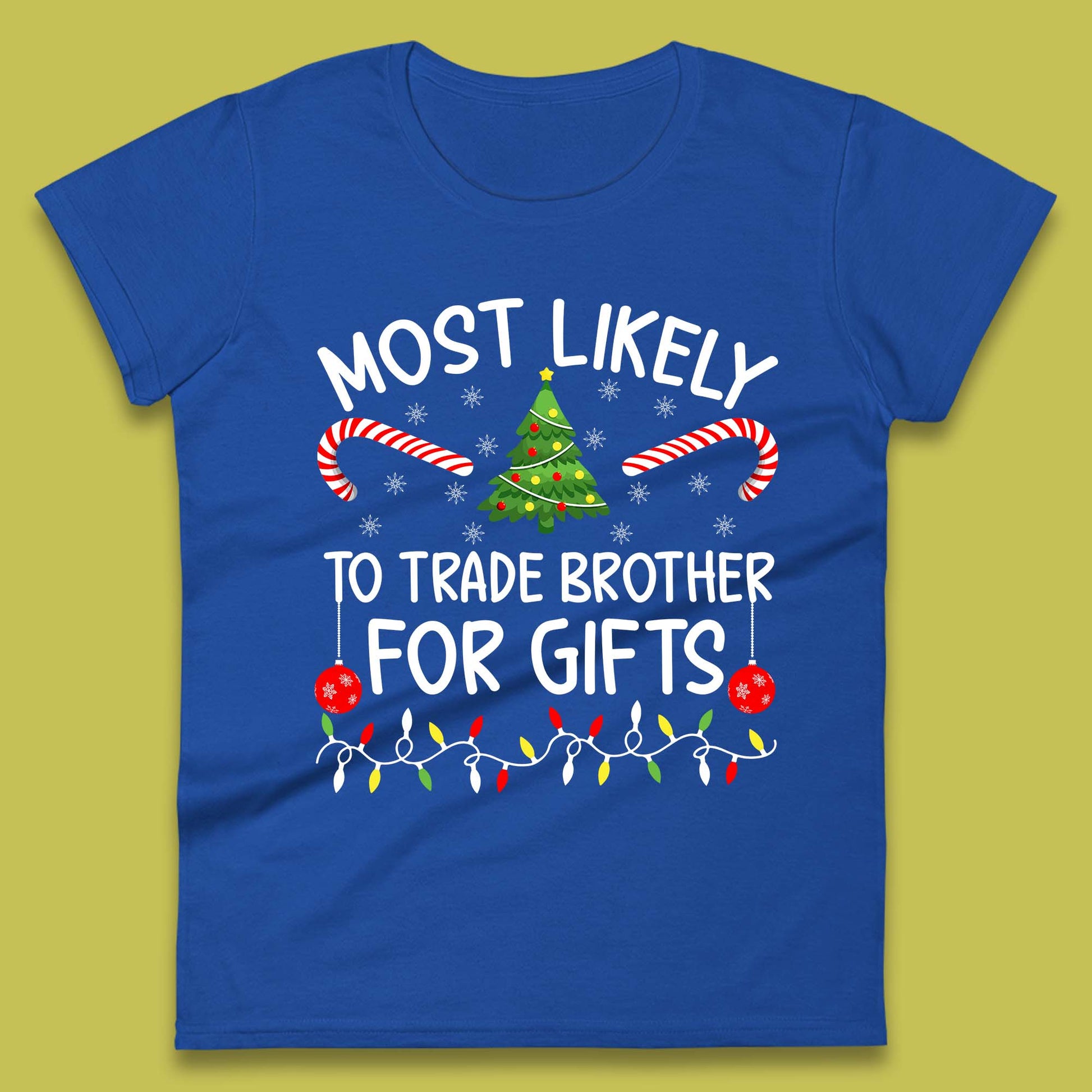 trade brother for christmas gifts womens t shirt