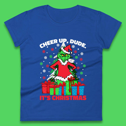cheer up dude it's christmas womens top