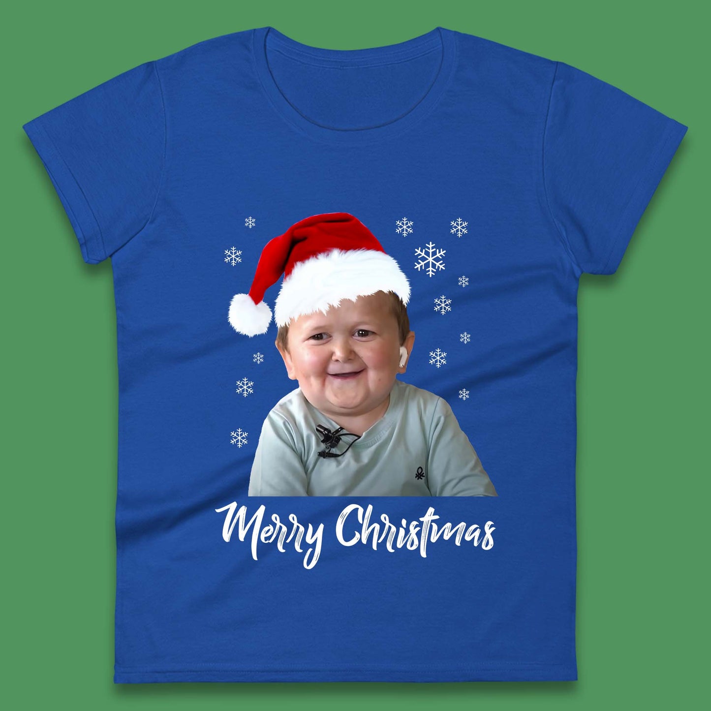 Santa Hasbulla Merry Christmas Womens T-Shirt