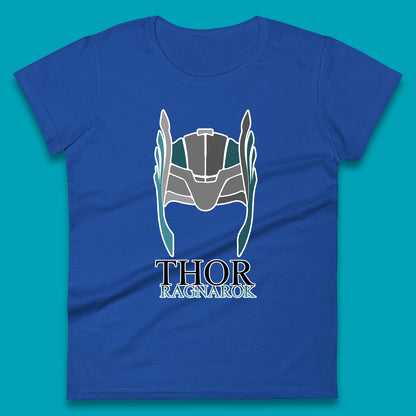 Thor Ragnarok Marvel Avenger Thor Helmet Superhero Movie Character Thor Helmet Ragnarok Womens Tee Top