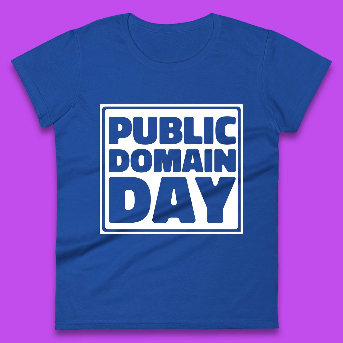 Public Domain Day Womens T-Shirt