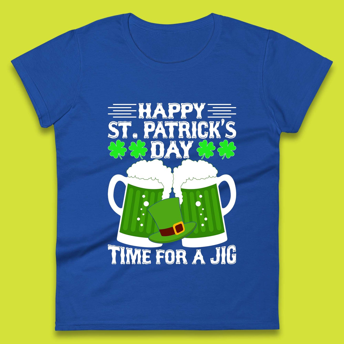 St. Patrick's Day Time For A Jig Womens T-Shirt