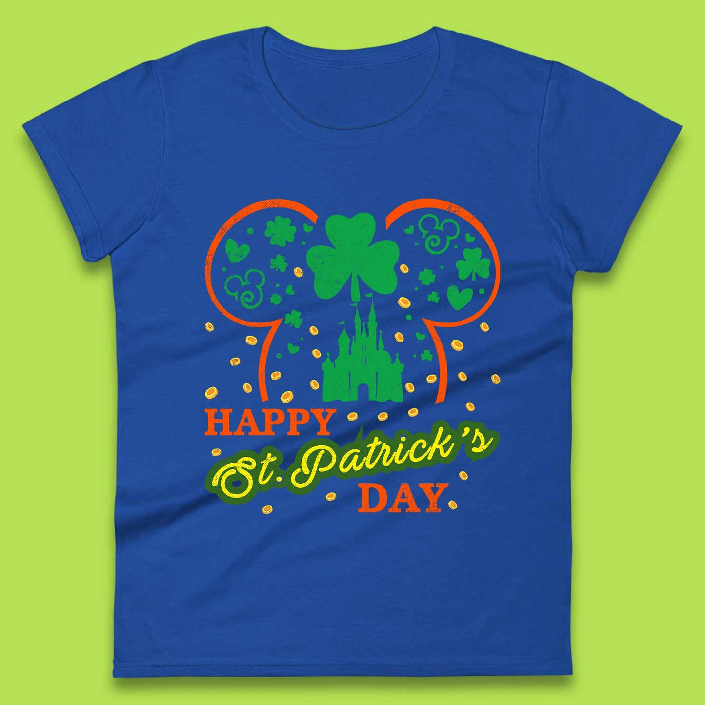 Disney Happy St. Patrick's Day Womens T-Shirt