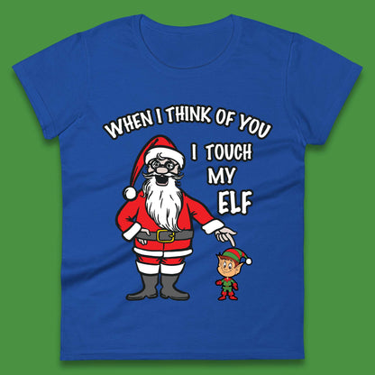 Cheeky Rude Funny Christmas Womens T-Shirt