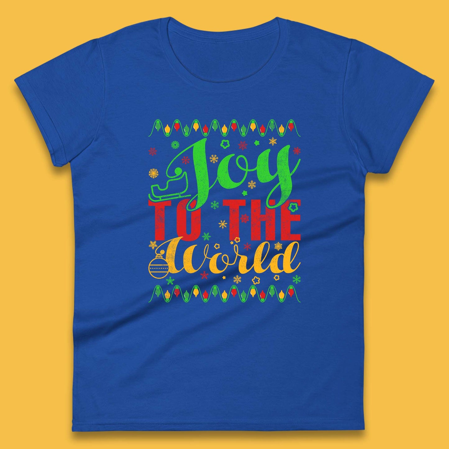 merry christmas joy to the world womens top