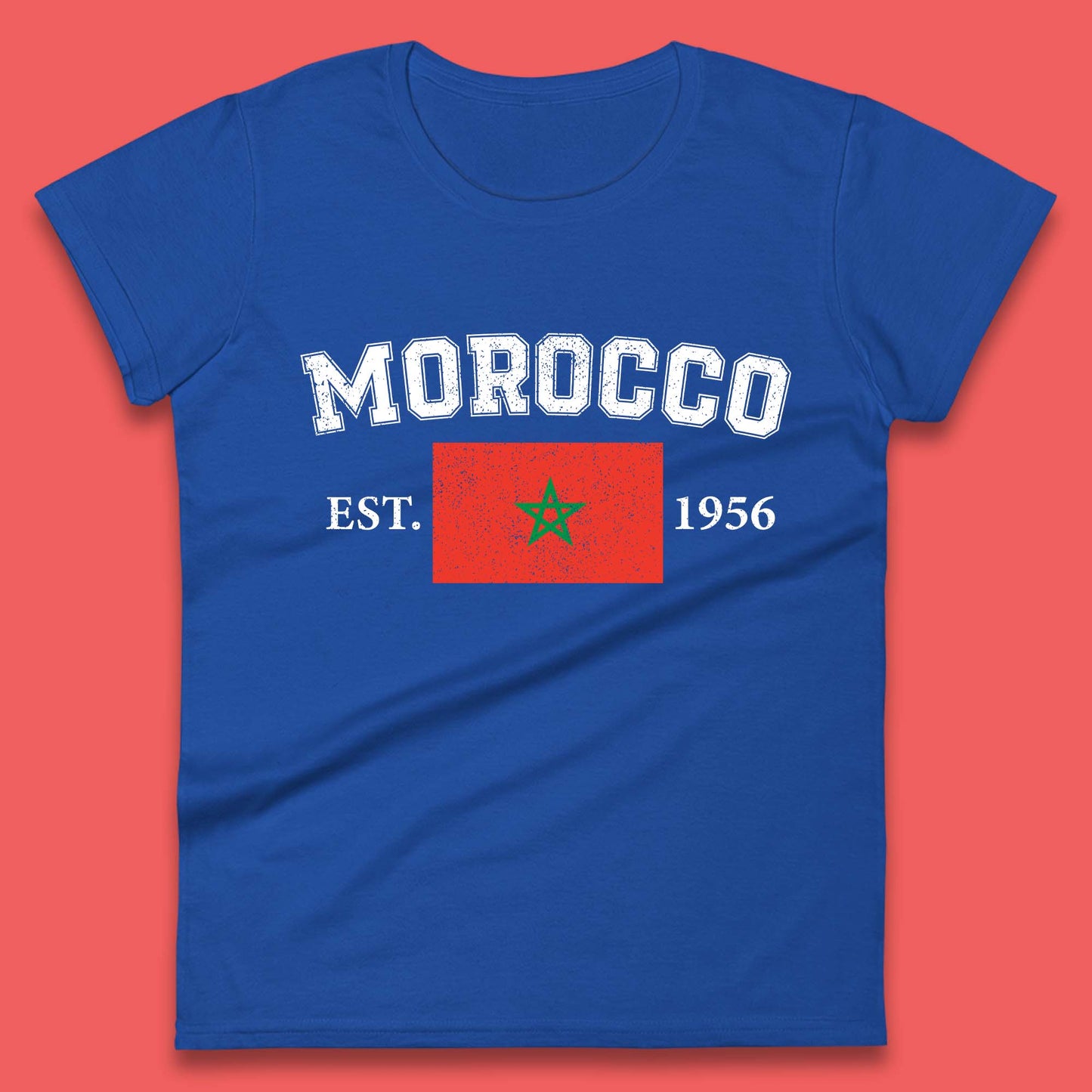 Morocco Est 1956 Womens T-Shirt