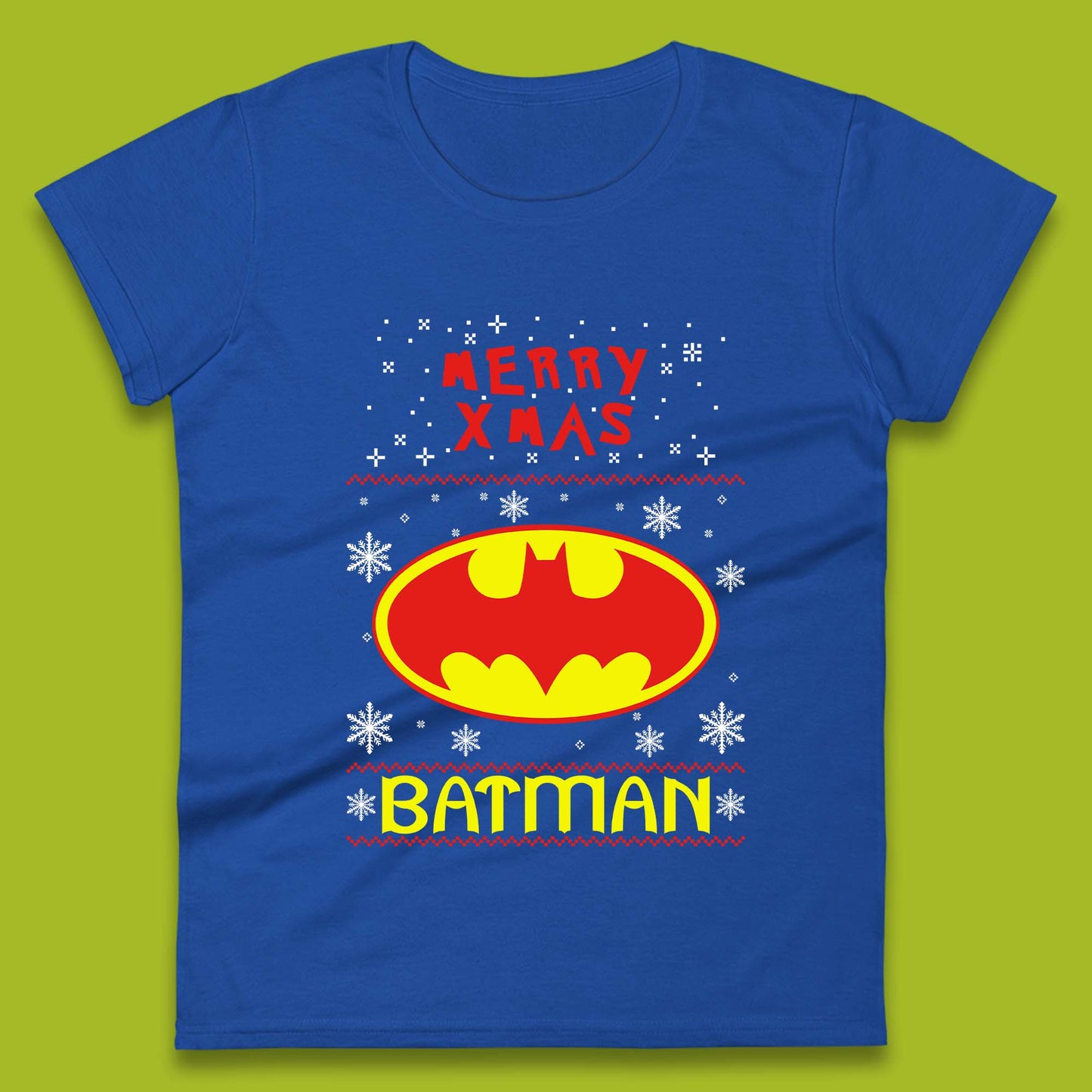 batman christmas womens t shirt