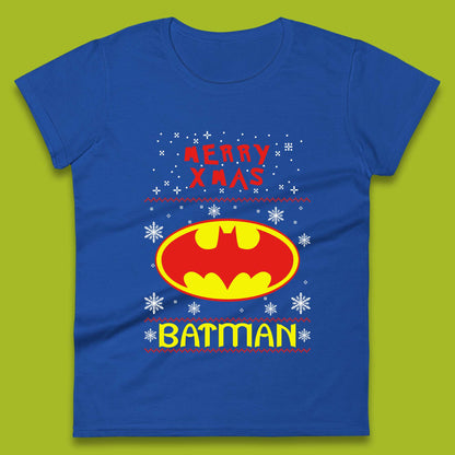 batman christmas womens t shirt