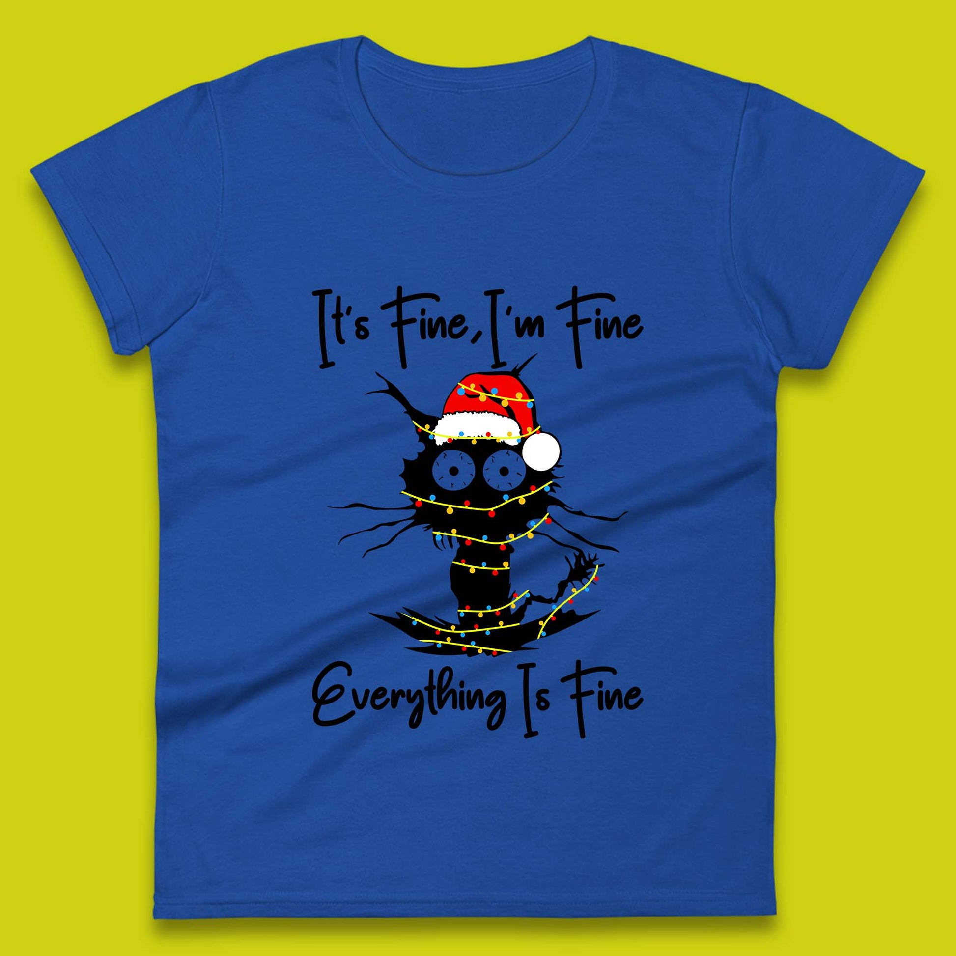 electrocuted cat womens tee
