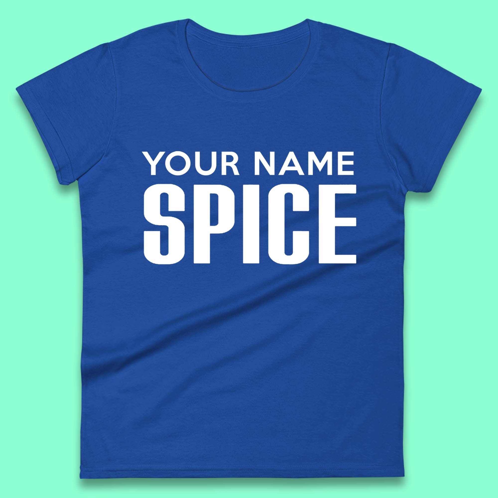 Personalised Spice Girls Womens T-Shirt