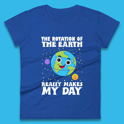 Rotation Of Earth Womens T-Shirt