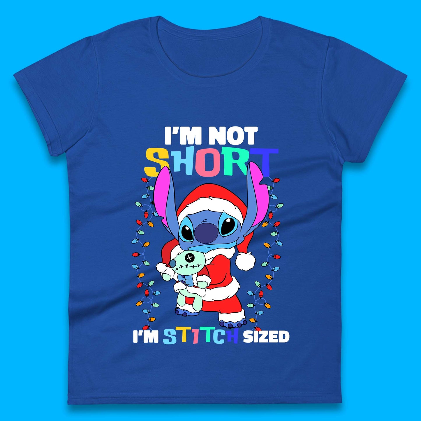 Stitch Christmas Womens T-Shirt