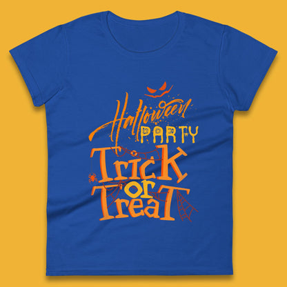 Happy Halloween Trick Or Treat Horror Scary Spooky Vibes Womens Tee Top