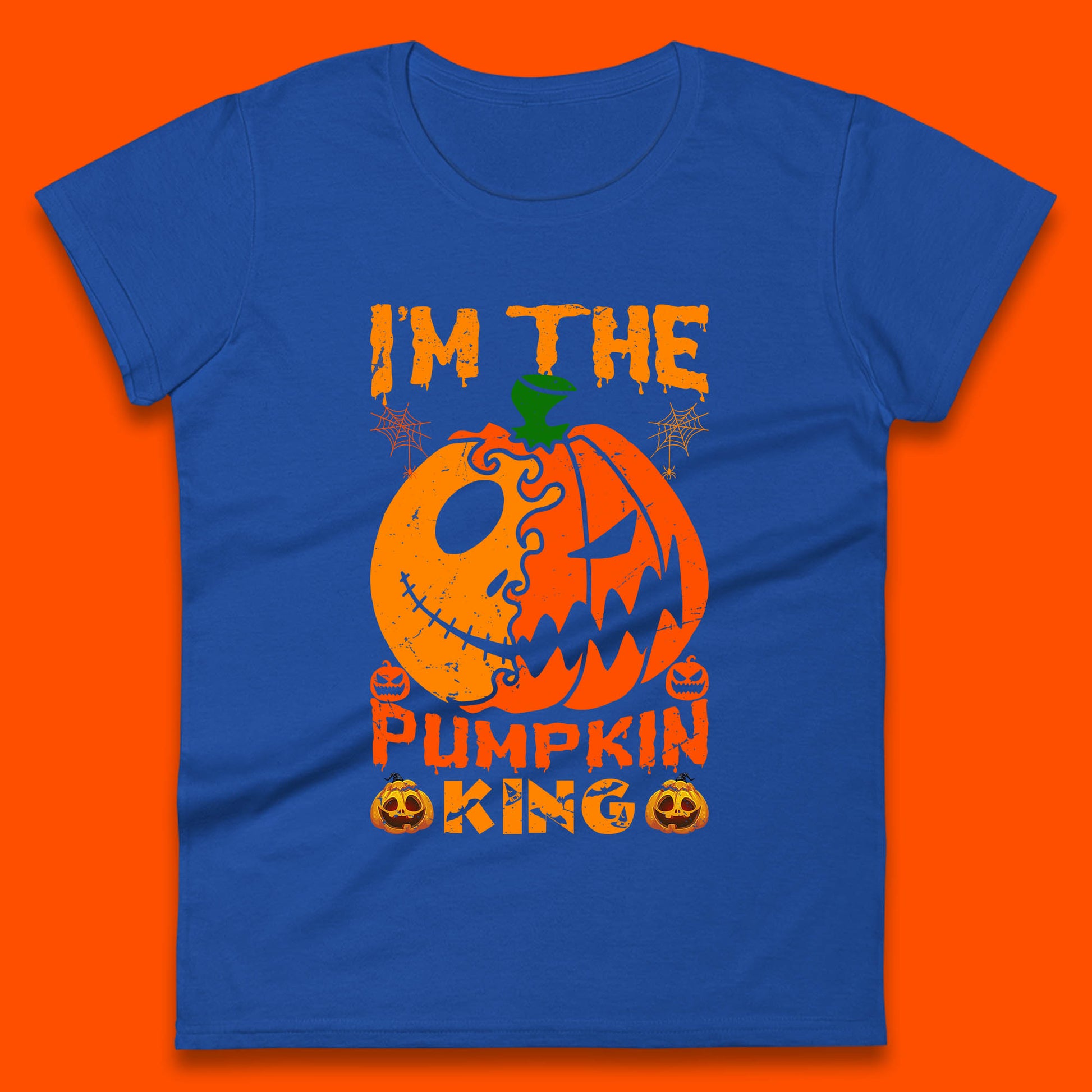 jack skellington pumpkin womens t shirt