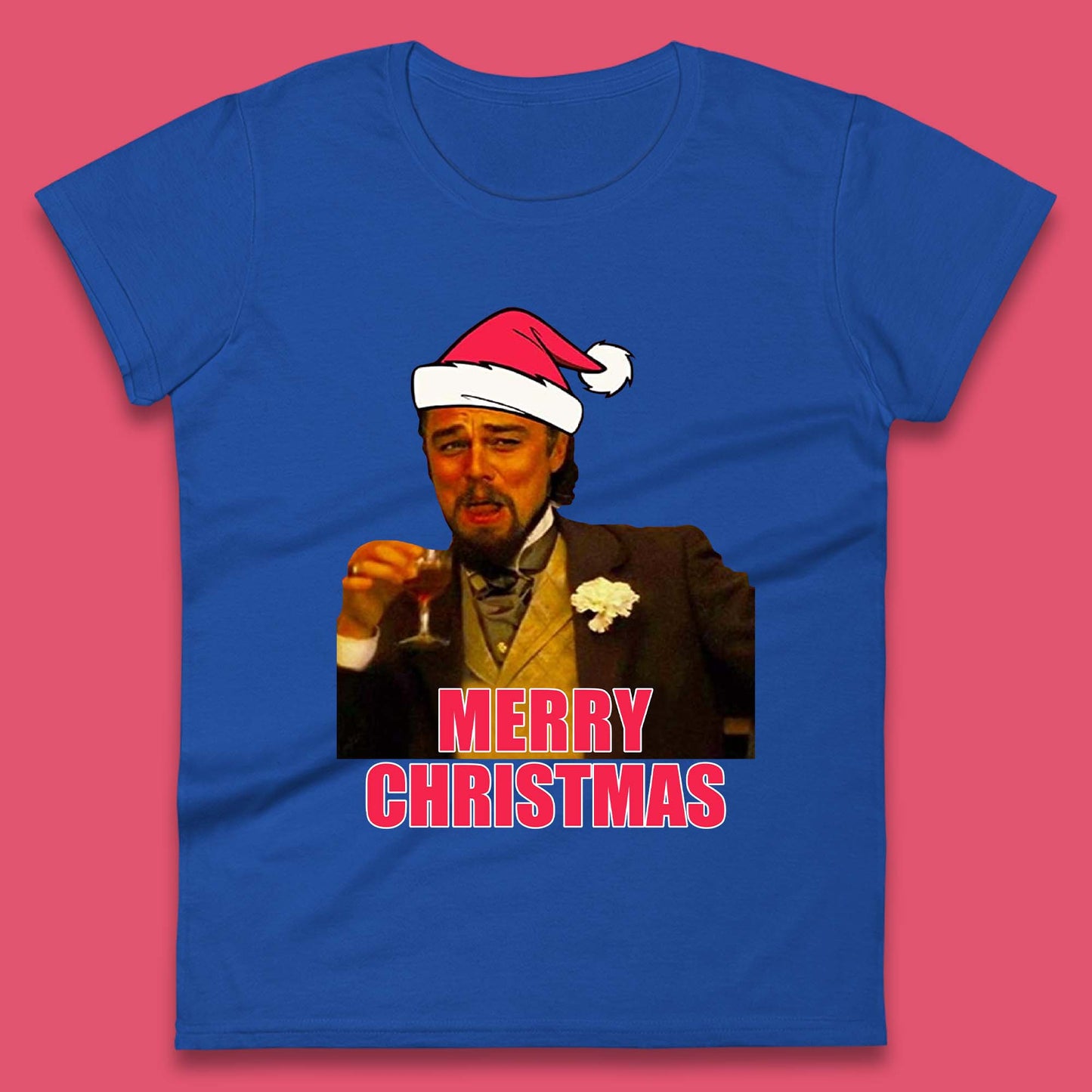 Leonardo DiCaprio Christmas Womens T-Shirt