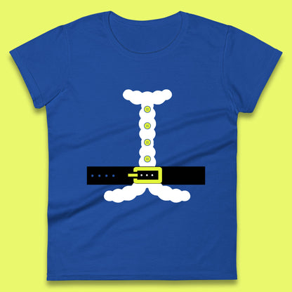 christmas santa claus costume womens top