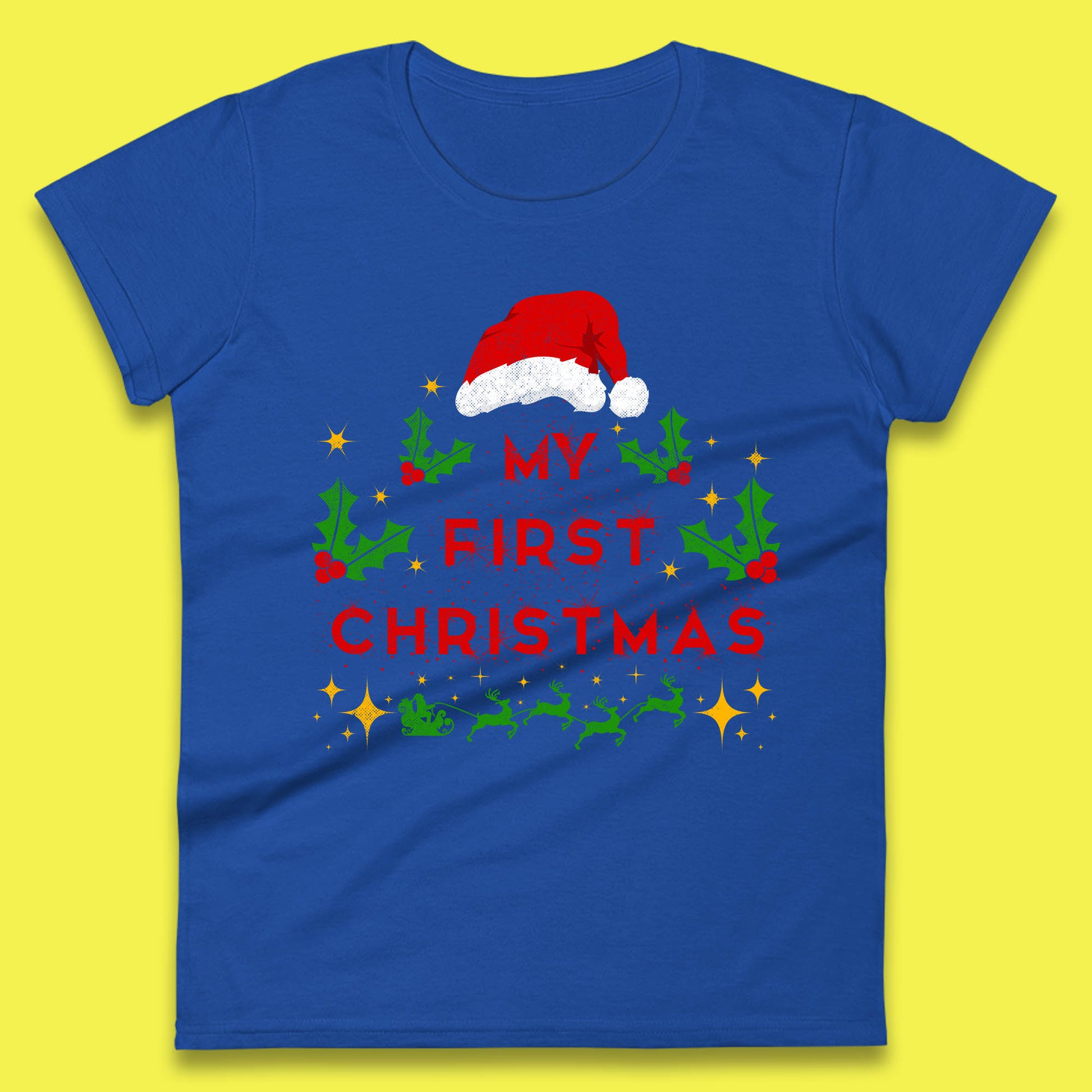 my first christmas winter womens tee