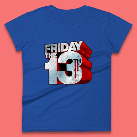 Halloween Friday The 13th Horror Movie Horror Classic 80s Movie Womens Tee Top
