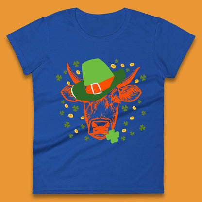 St Patrick's Cow Womens T-Shirt