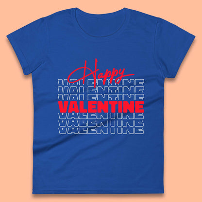 Happy Valentine Day Womens T-Shirt