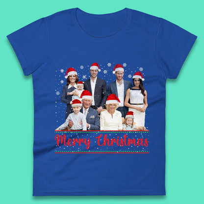 British Royal Family Succession Christmas Womens T-Shirt