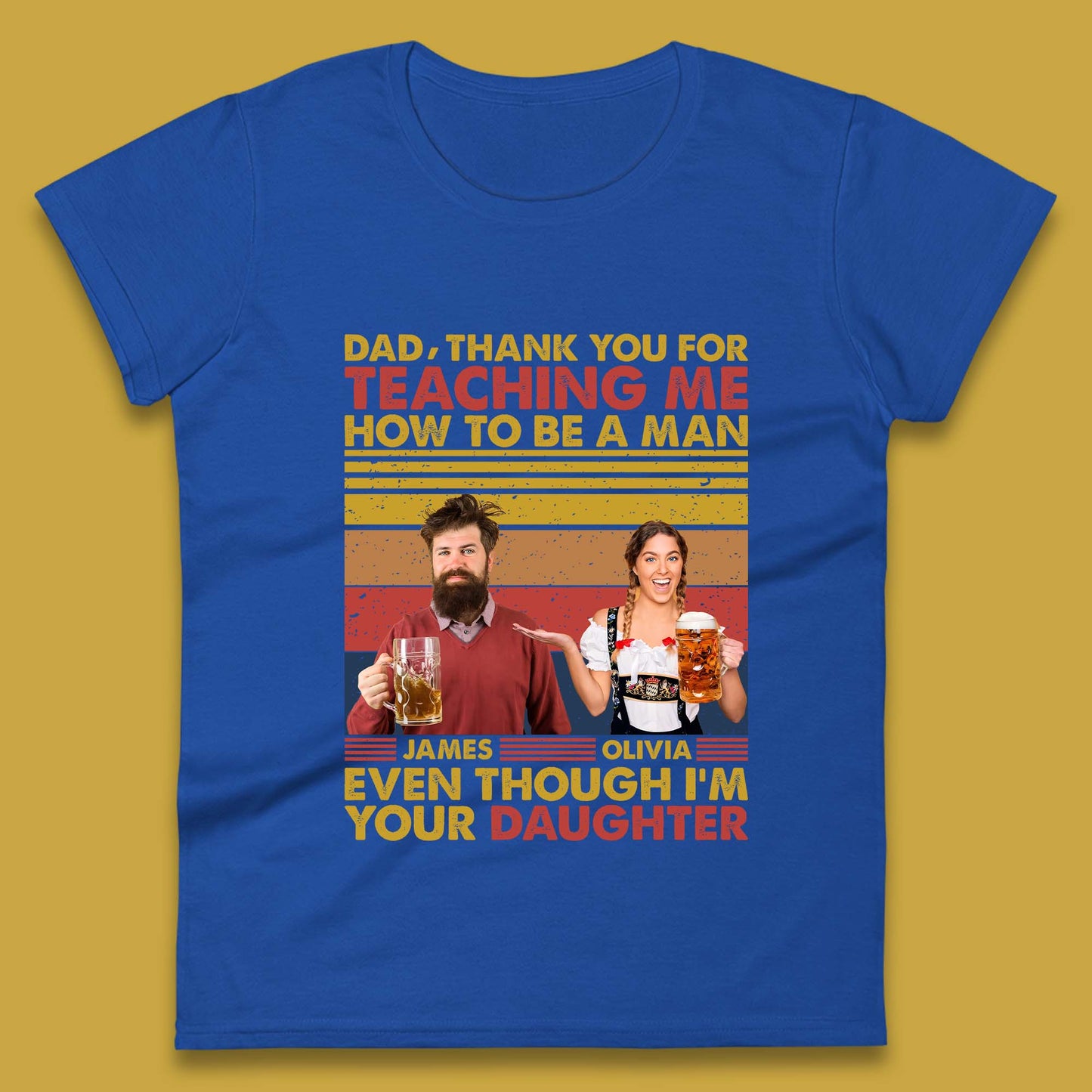Personalised Thank You For Teaching Me Womens T-Shirt
