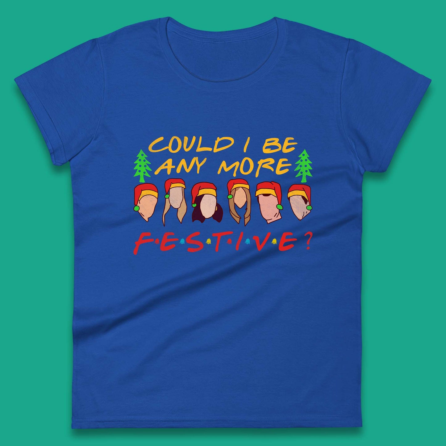 Friends Inspired Christmas Womens T-Shirt