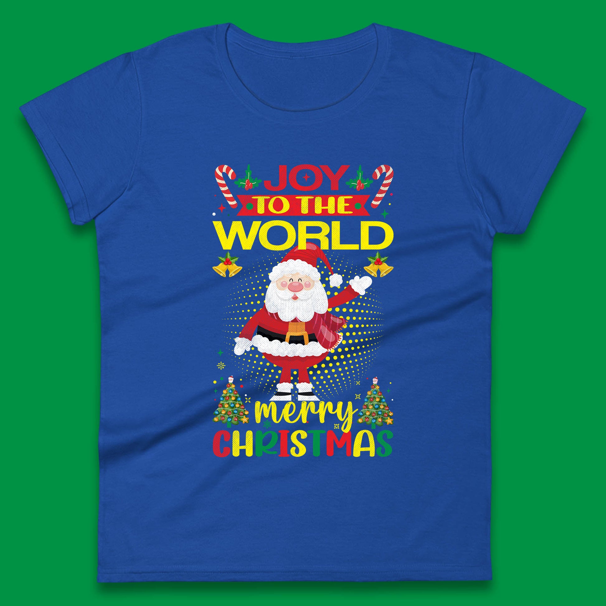 joy to the world christmas womens t shirt