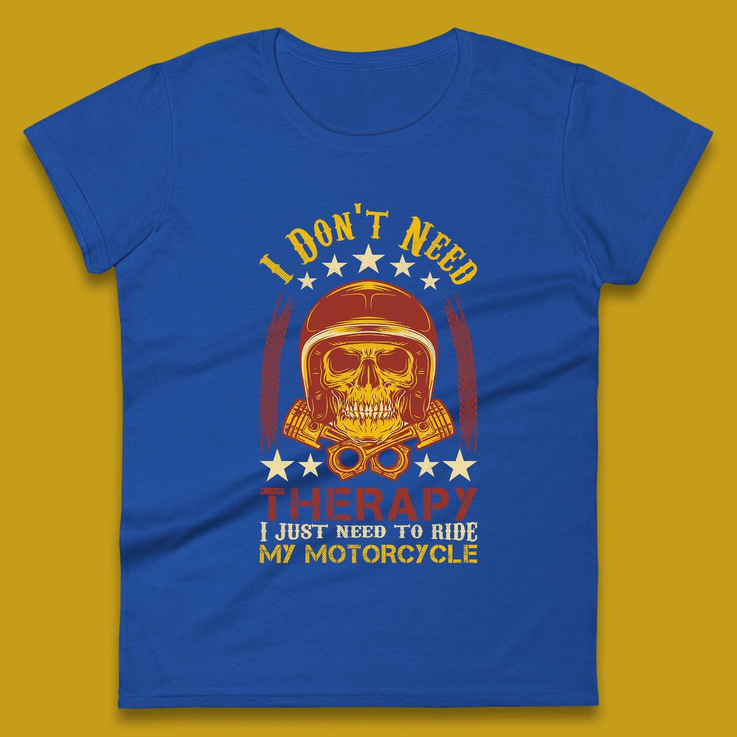 Motorcycle Therapy Womens T-Shirt