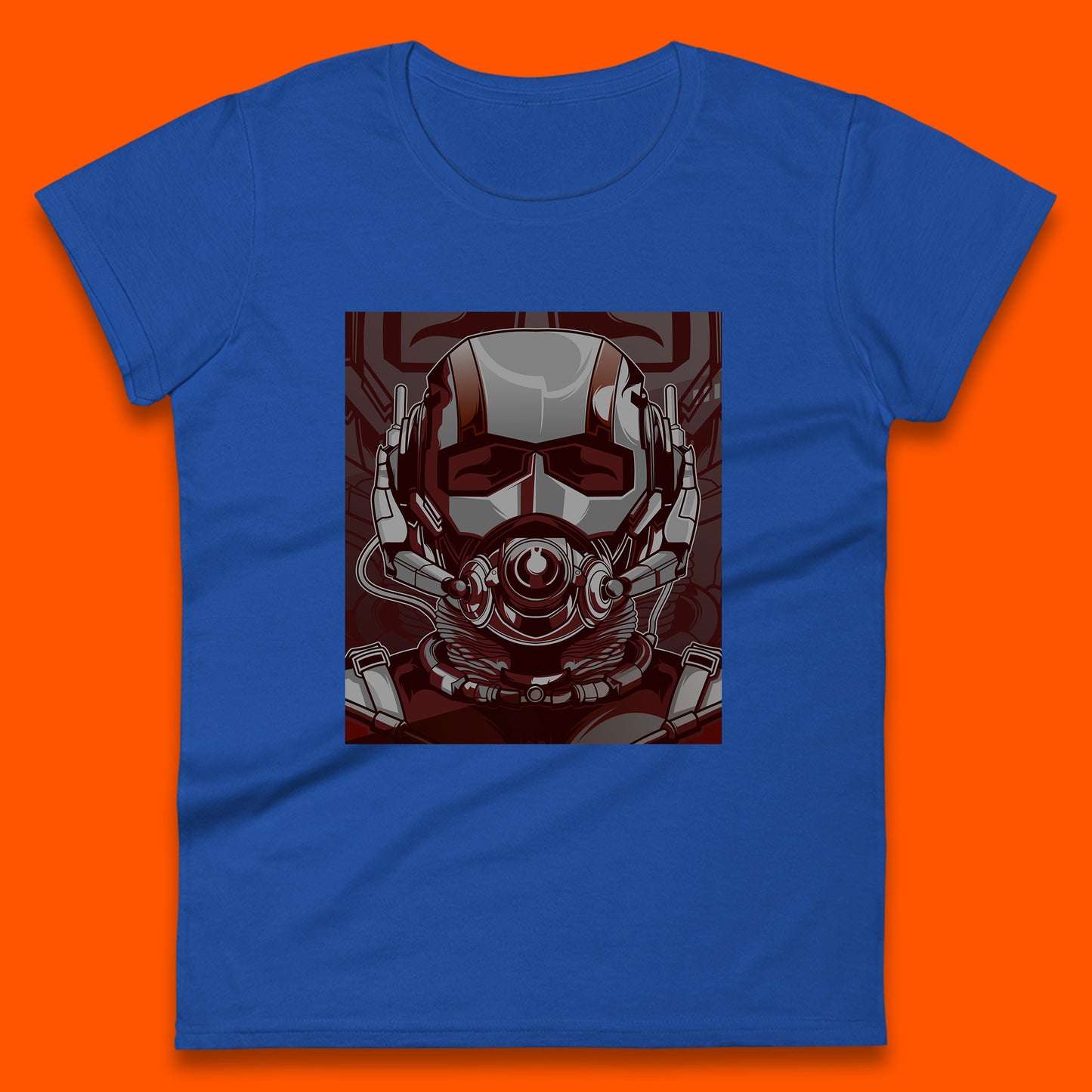 Marvel Comics Ant Man And The Wasp American Superhero Film Ant Man Face Helmet Avengers Movie Womens Tee Top