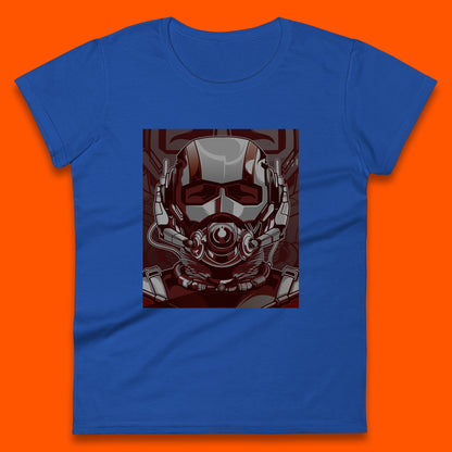 Marvel Comics Ant Man And The Wasp American Superhero Film Ant Man Face Helmet Avengers Movie Womens Tee Top