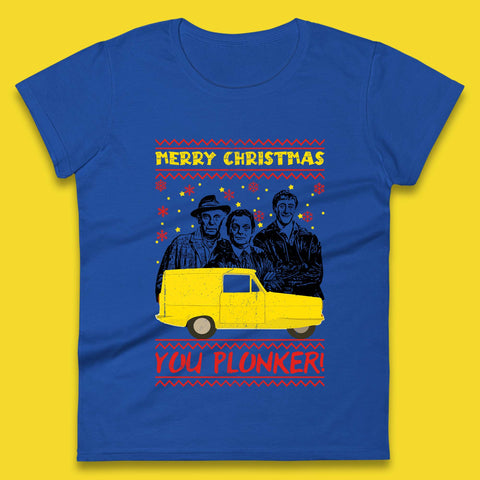 Merry Christmas You Plunker Womens T-Shirt