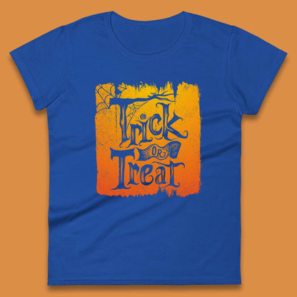 Trick Or Treat Happy Halloween Spooky Season Halloween Vibes Womens Tee Top
