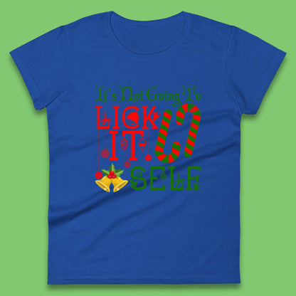 funny christmas candy cane womens t shirt