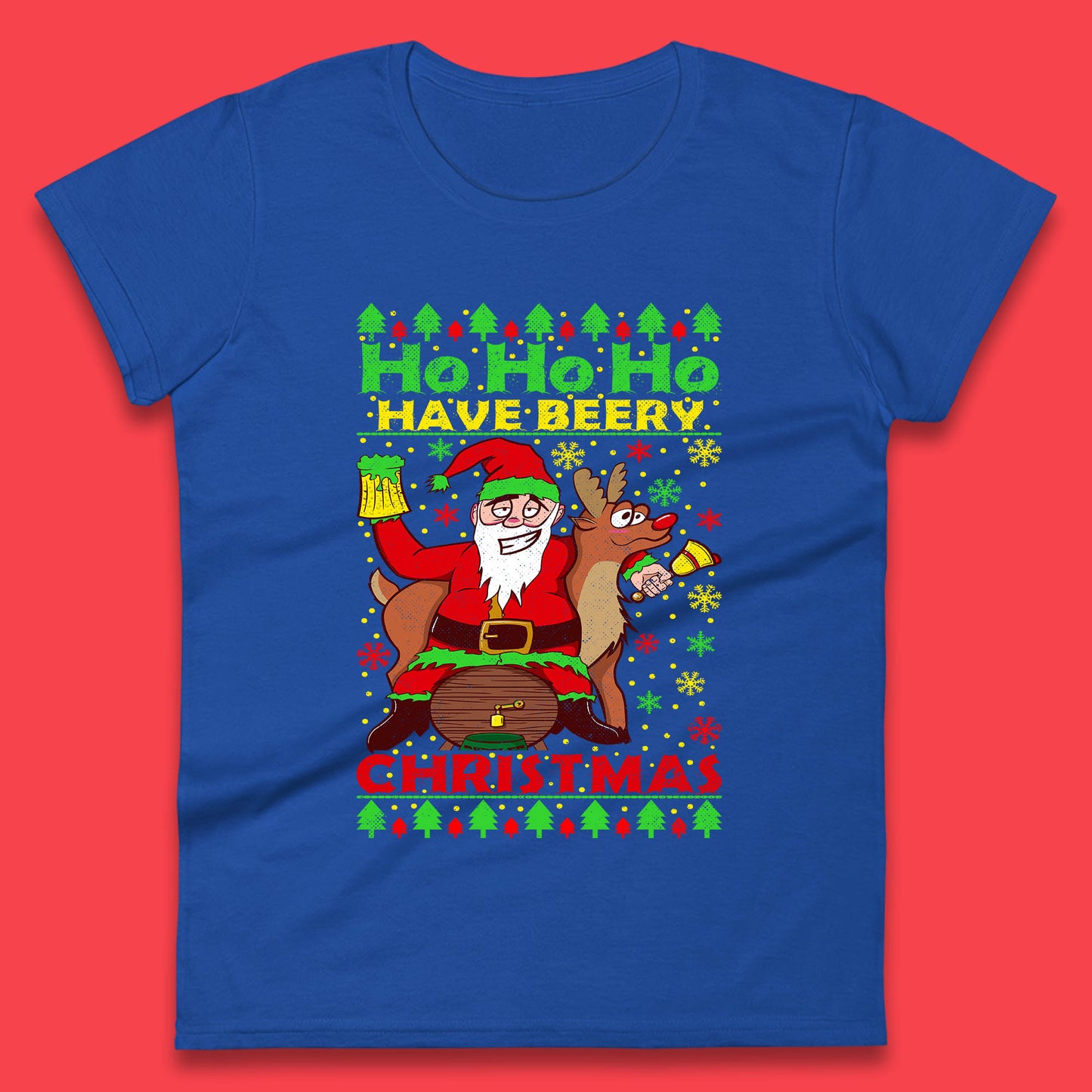 beery christmas womens tee