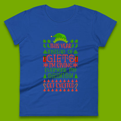 christmas elf womens t shirt