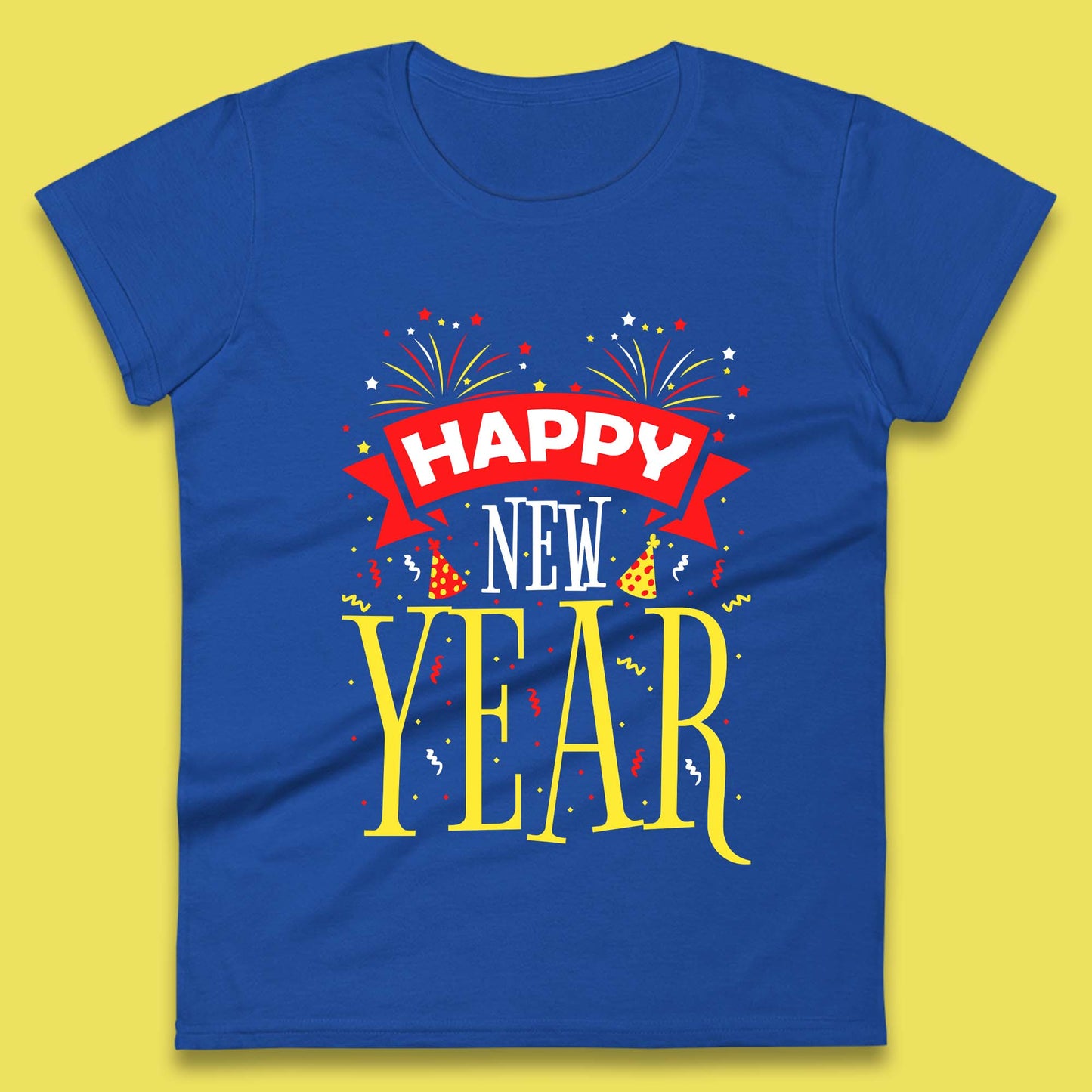 Happy New Year Celebrations Womens T-Shirt