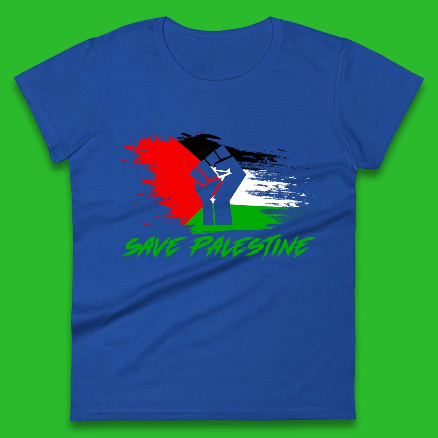 Save Palestine Freedom Protest Fist Palestine Flag Stand With Palestine Support Palestine Womens Tee Top