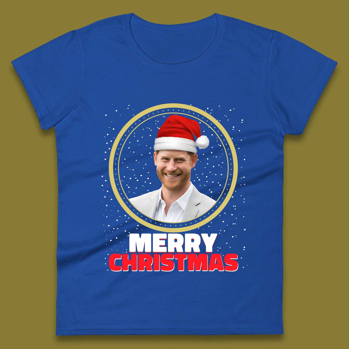 Prince Harry Christmas Womens T-Shirt