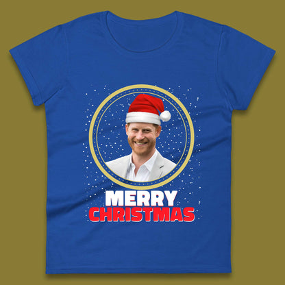 Prince Harry Christmas Womens T-Shirt