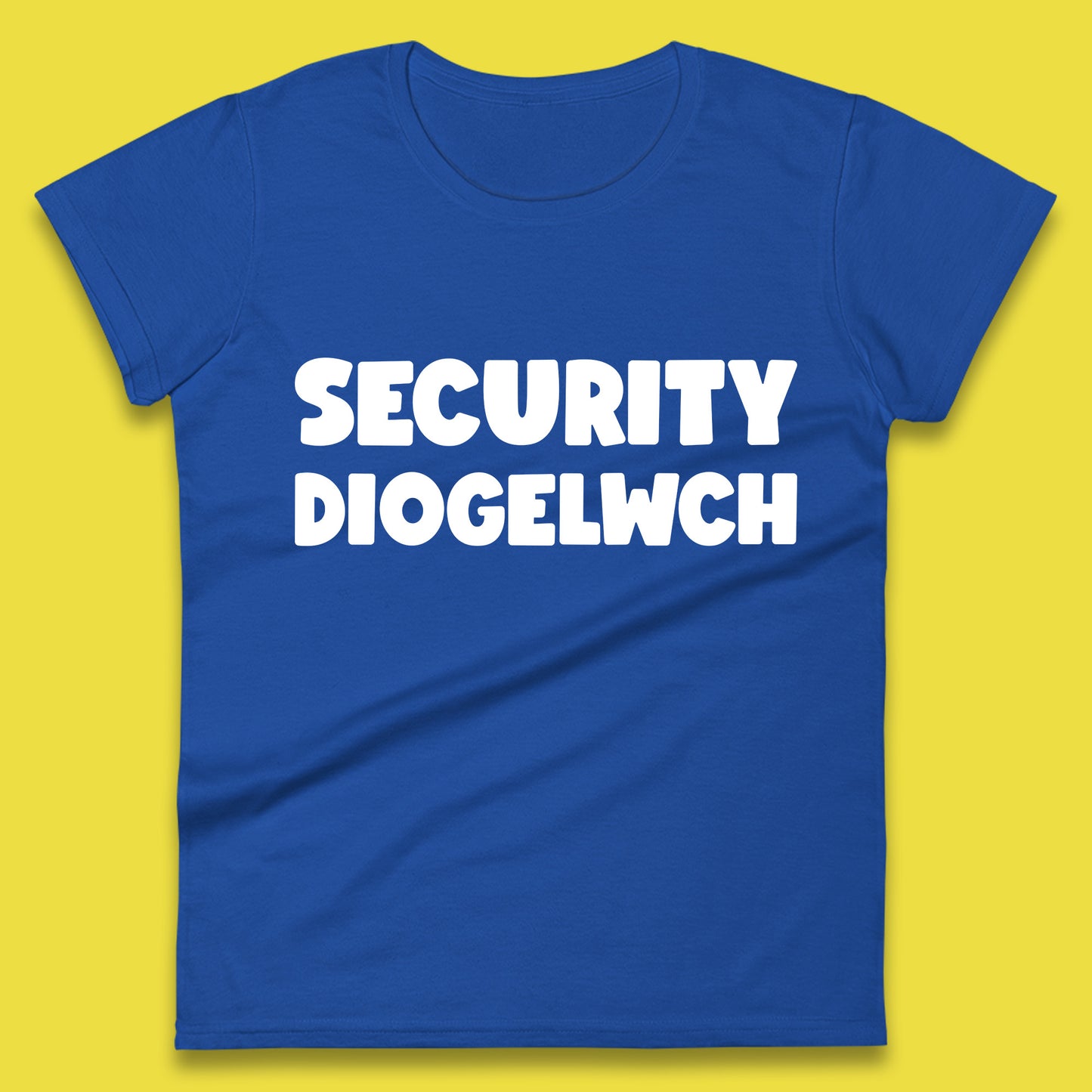 Security Diogelwch Security Services Diogelwch Cymru Workwear Guard Doorman Bodyguard Womens Tee Top