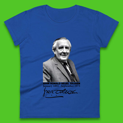 John Ronald Reuel Tolkien Signature Womens T-Shirt