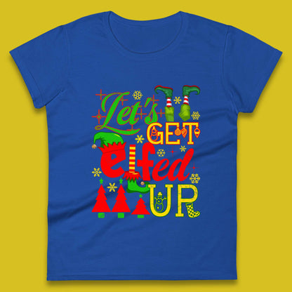 christmas elf womens t shirt