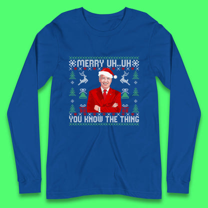 christmas joe biden long sleeve t shirt