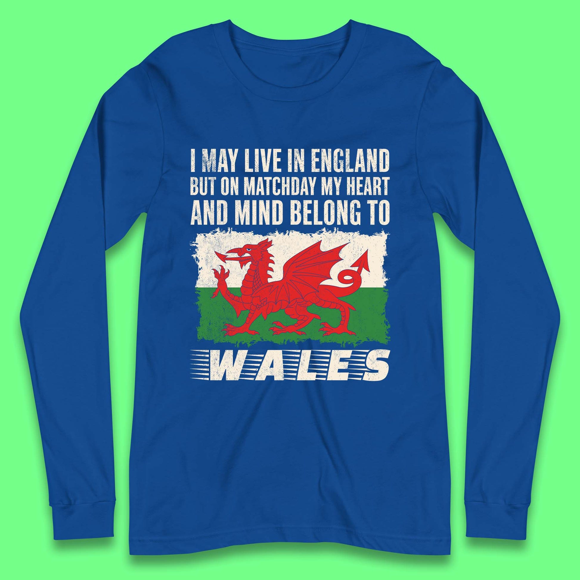 Wales Long Sleeve Football Shirt
