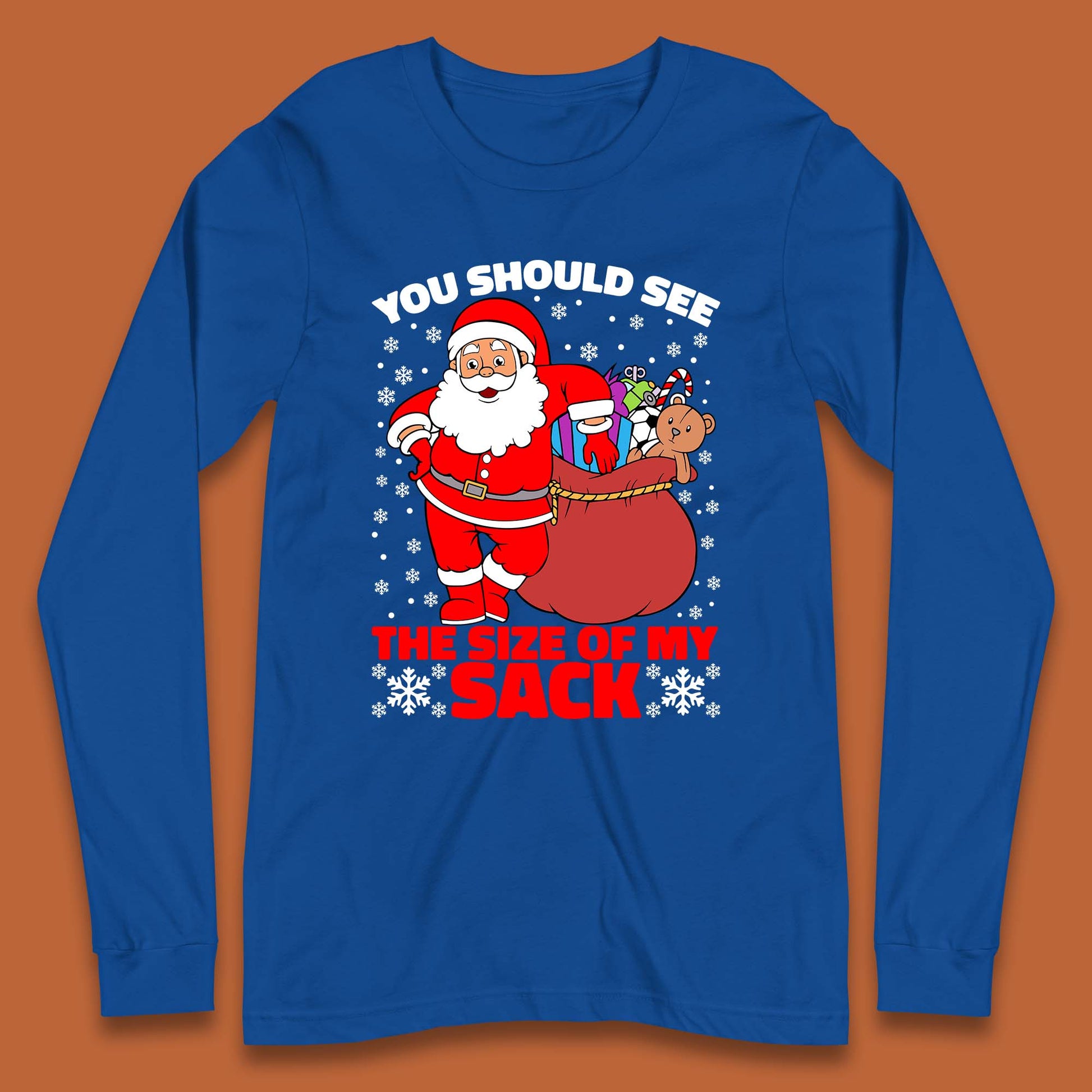 santa claus long sleeve shirt
