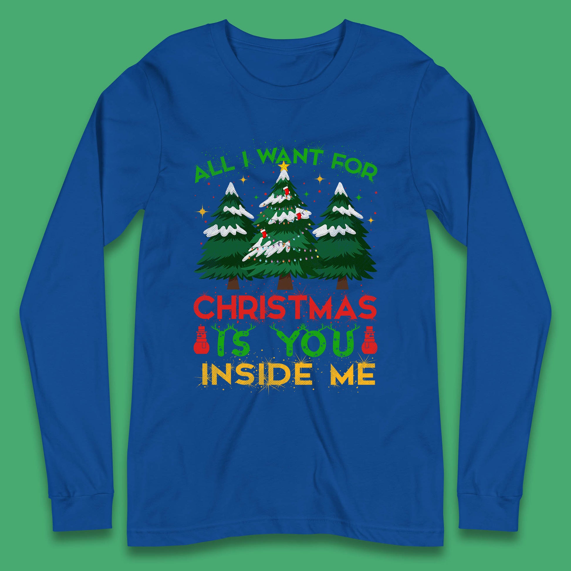 christmas tree long sleeve t shirt