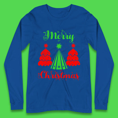 merry christmas tree long sleeve t shirt