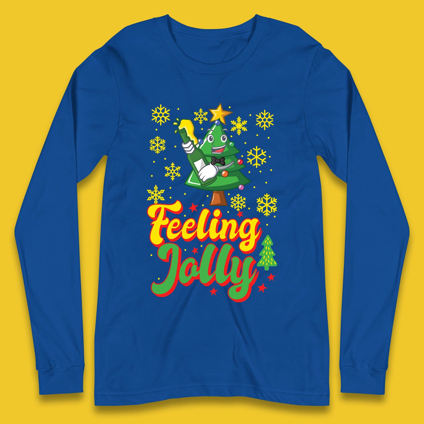 feeling jolly christmas beer long sleeve t shirt